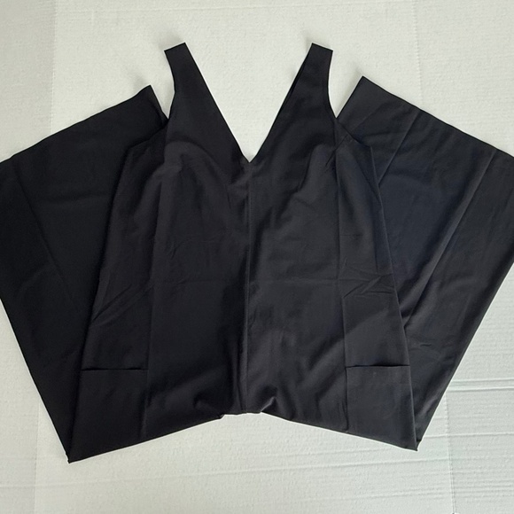 Athleta Sarasota Black Wide Leg Sleeveless Jumpsuit - Picture 1 of 12